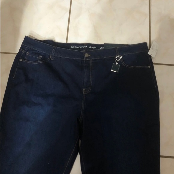 NWT Avenue denim jeans size 26T - Picture 2 of 7